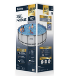 Bestway Steel Pro MAX Round Frame Pool Set - 4.88m x 1.22m