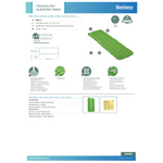 Bestway WanderLite Regular Rectangular Sleeping Pad - 1.88m x 58.5cm x 6.5cm
