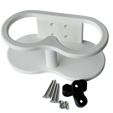Binocular Rack or Drink Holder - White