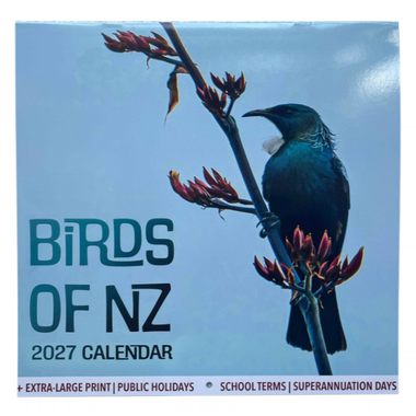 Birds of NZ Square Calendar 30.5 x 30.5cm