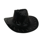 Black Light Up Cowboy Hat
