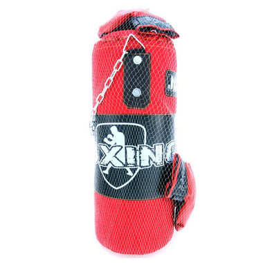 Boxing Bag with Gloves