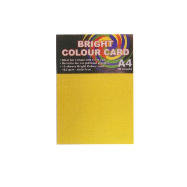 Bright Colour Card Asst 10 Sheets – Sunny's Variety Stores