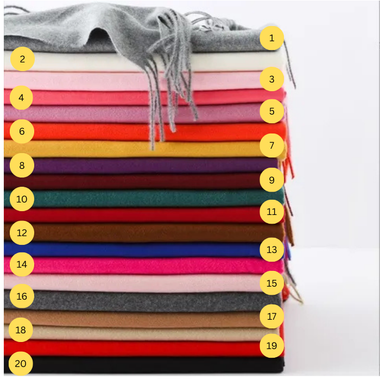 Bright Polyester Scarf 190 x 30cm