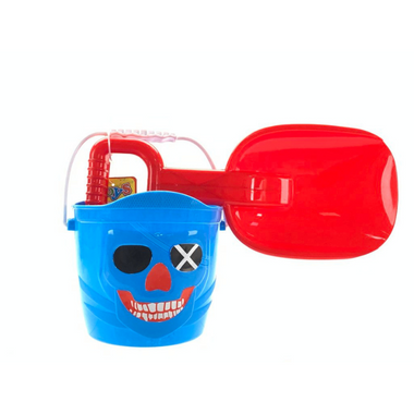 Bucket and Spade Set Pirate Face