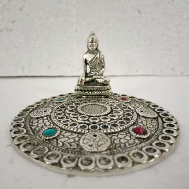 Buddha Incense Holder Round