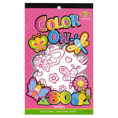 Butterflies Colour in Sticker Book