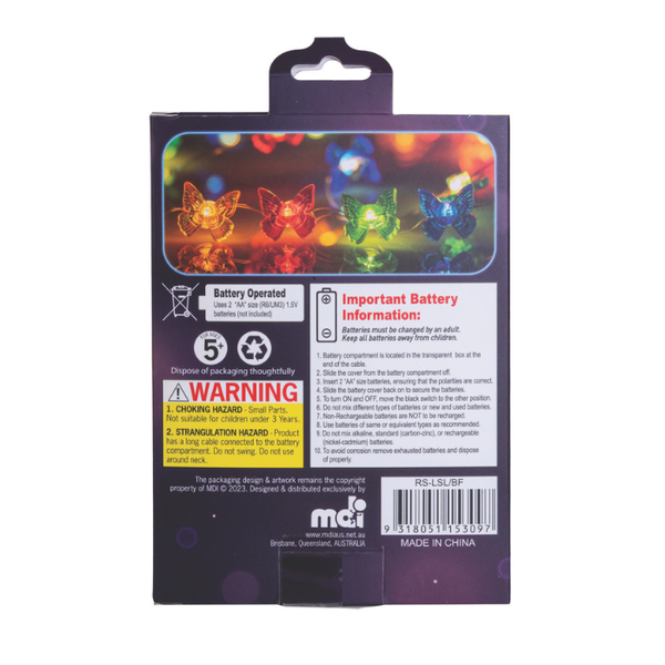 Butterfly LED String Lights – Sunny's Variety Stores