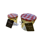 CLEO Glass Jar Checkered Lid 40ml