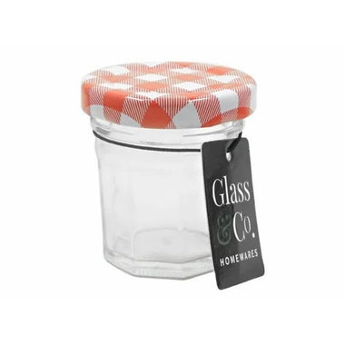 CLEO Glass Jar Checkered Lid 40ml