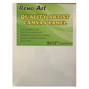 Canvas Panel 9 x 12in (23 x 30cm) - Reno Art
