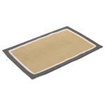 Canyon Double Border Mat - Charcoal - 90 x 60cm