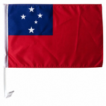 Car Flag Samoa