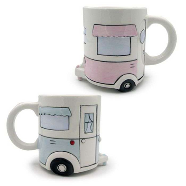 Caravan Ceramic Shaped Mug