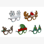 Christmas Glitter Glasses Assorted