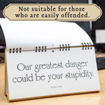 Classic Insults Flip Book