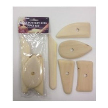 Clay Pottery Modelling Tool Kit 5pc