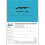 Collins Wall Calendar A4 NZ Bilingual