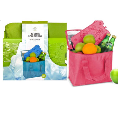 Cooler Bag with Large Ice Pack 20L