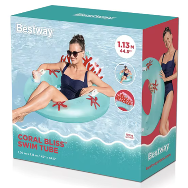 Coral Bliss Swim Tube - 1.07 x 1.13m