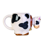 Cow 3D Bobble Head Mug