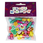 Craft Beads Wooden DIY Bracelet with Rainbow 55pc