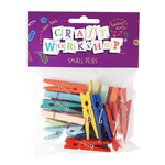Craft Pegs 22pc Colour 48 x 6mm