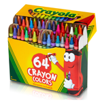 Crayola Crayons With Sharpener 64pk