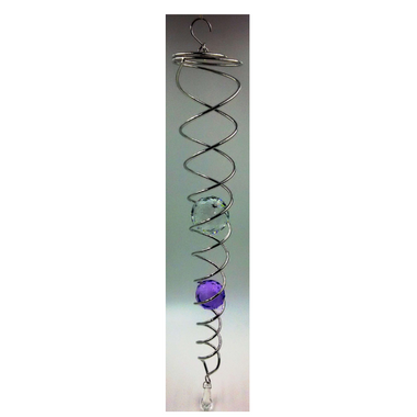 Crystal Vortex Spinner Purple