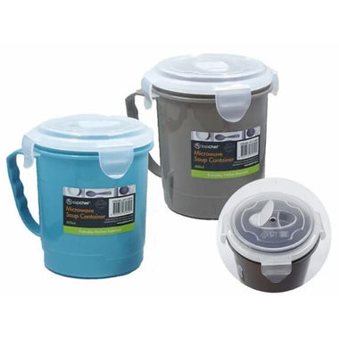 Cylinder Soup Container With Lid