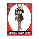 Deluxe 155 Costume - Slasher Clown Girl