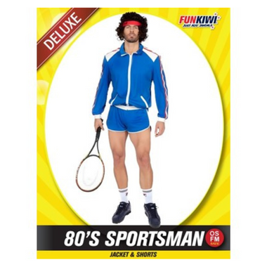 Deluxe Adult Costume - 80's Sportsman