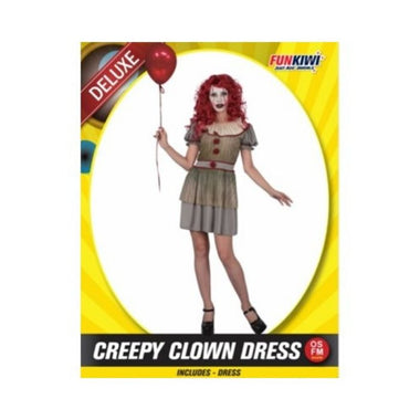 Deluxe Adult Costume - Creepy Clown Dress