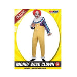 Deluxe Adult Costume - Money Wise Clown