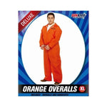 Deluxe Adult Costume - Orange Overalls XL