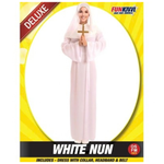 Deluxe Adult Costume - White Nun OSFM