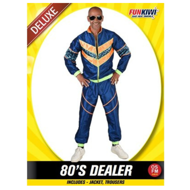 Deluxe Adult Costume - 80s Dealer