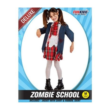 Deluxe Child Costume - Zombie School Girl