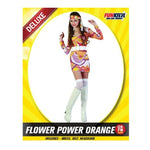 Deluxe Costume - Flower Power Oange