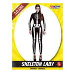 Deluxe Costume - Skeleton Lady Overalls