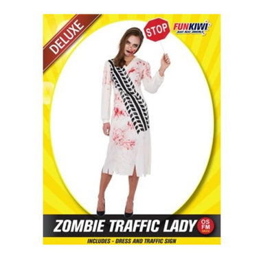 Deluxe Costume - Zombie Traffic Lady