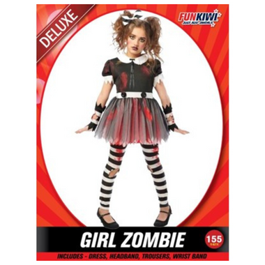 Deluxe Costume 155 - Girl Zombie