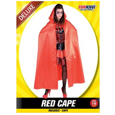 Deluxe Costume Adults - Red Cape