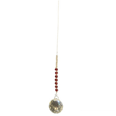 Diamond Bead Aurora Ball Red