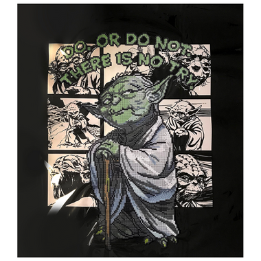 Diamond Dots - Yoda 57x64cm