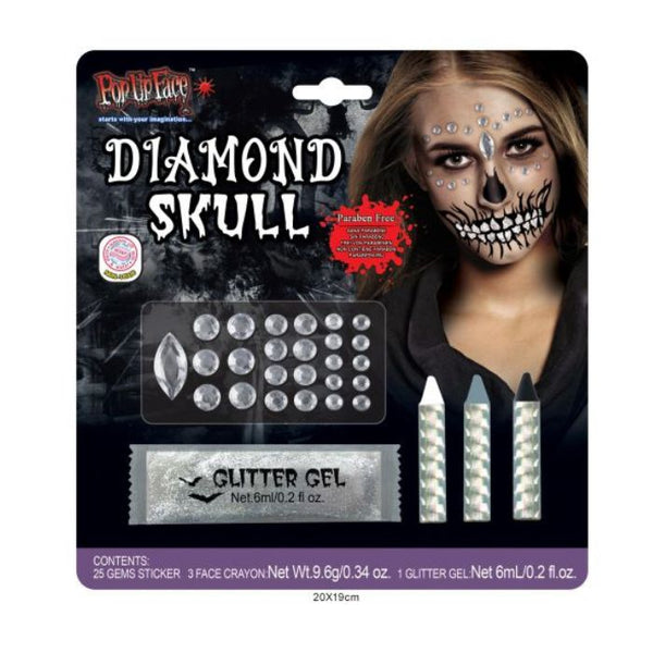 Diamond Skull Makeup Set Sunny's Variety Stores