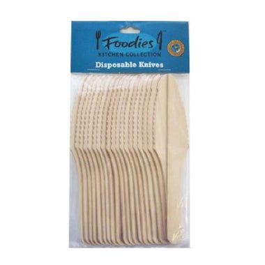 Disposable Wooden Knife 20pc