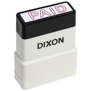 Dixon Stamp Red Paid 016