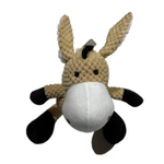 Dog Toy - Plush Donkey with Squeaker 30 x 11cm