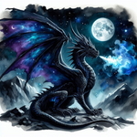 Ceramic Coaster Dragons 4PC